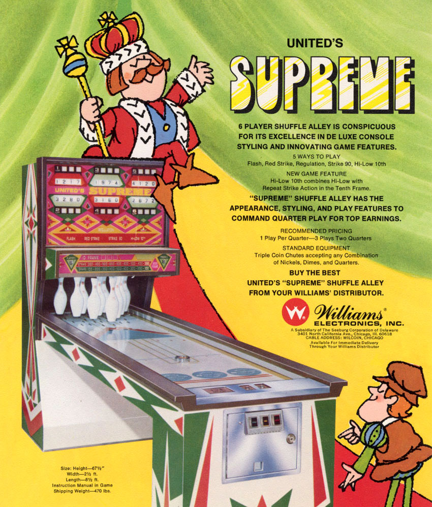 Supreme Shuffle Alley - Silverball Retro Arcade